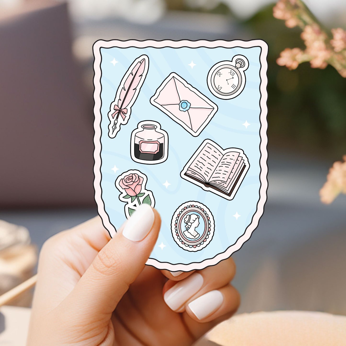Historical Romance Arch Frame Sticker
