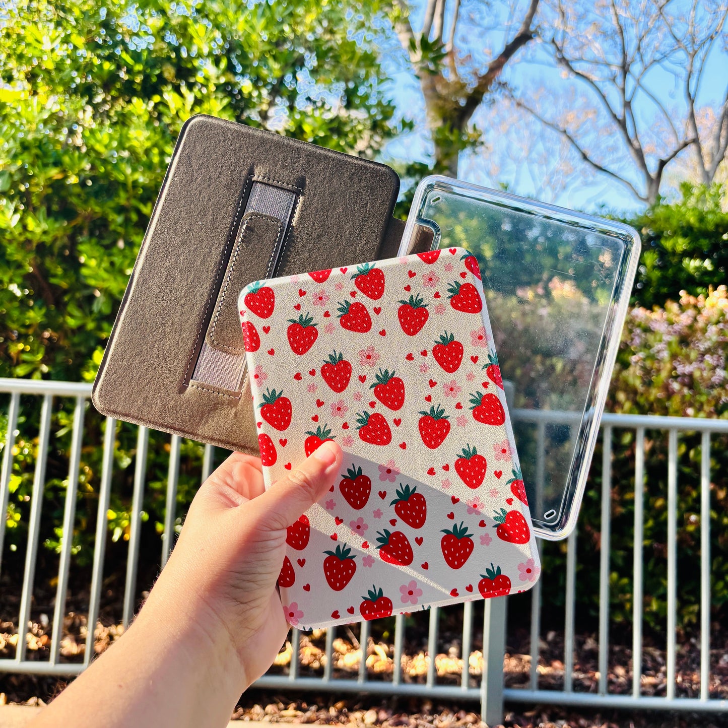 Strawberry Hearts Paperwhite Kindle Case