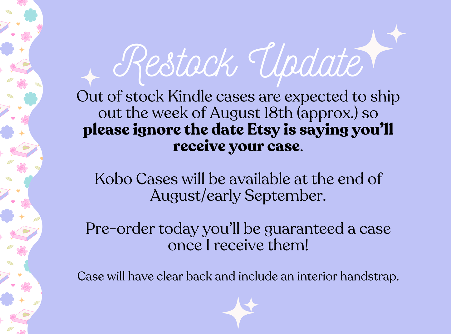 Restock Update
