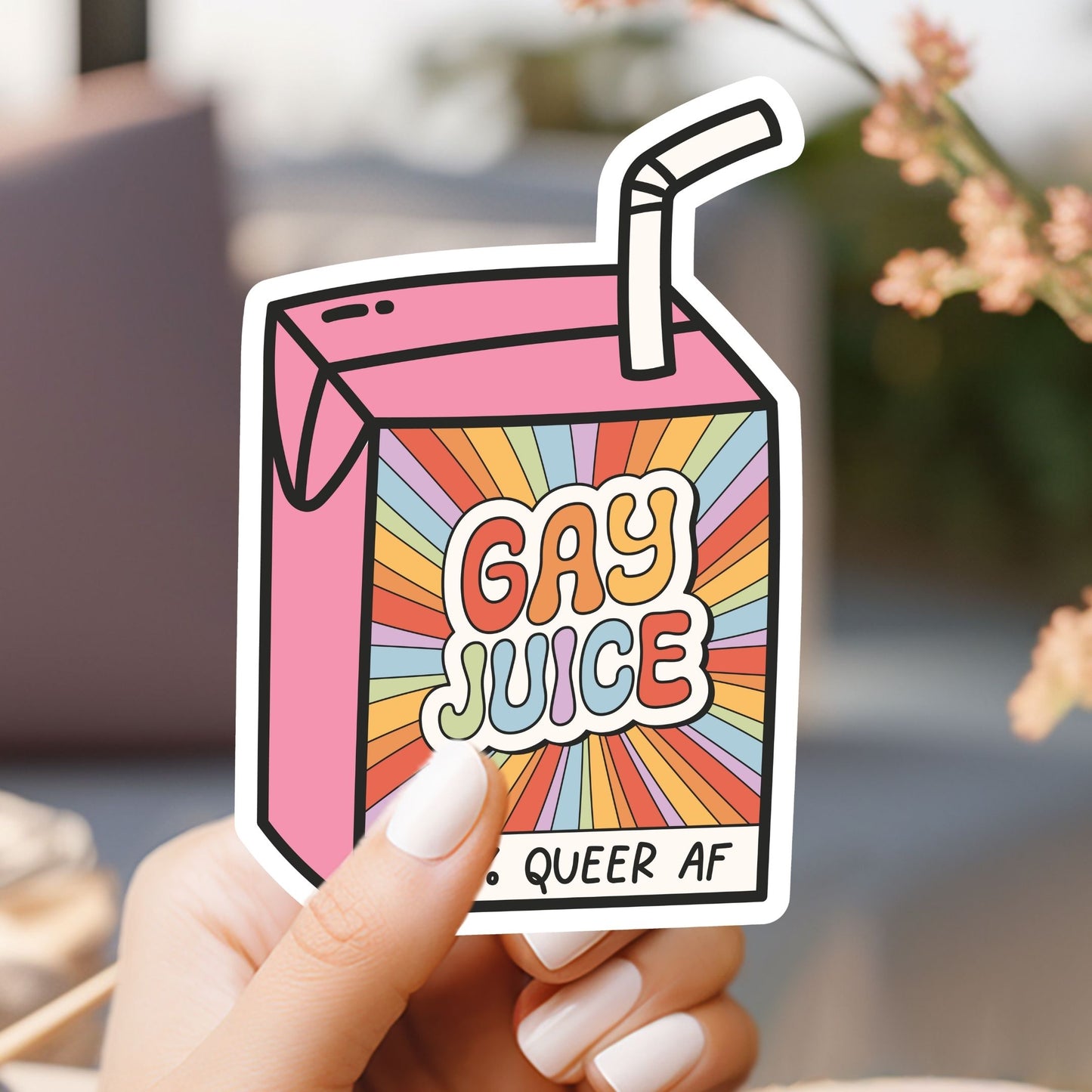 Gay Juice Sticker
