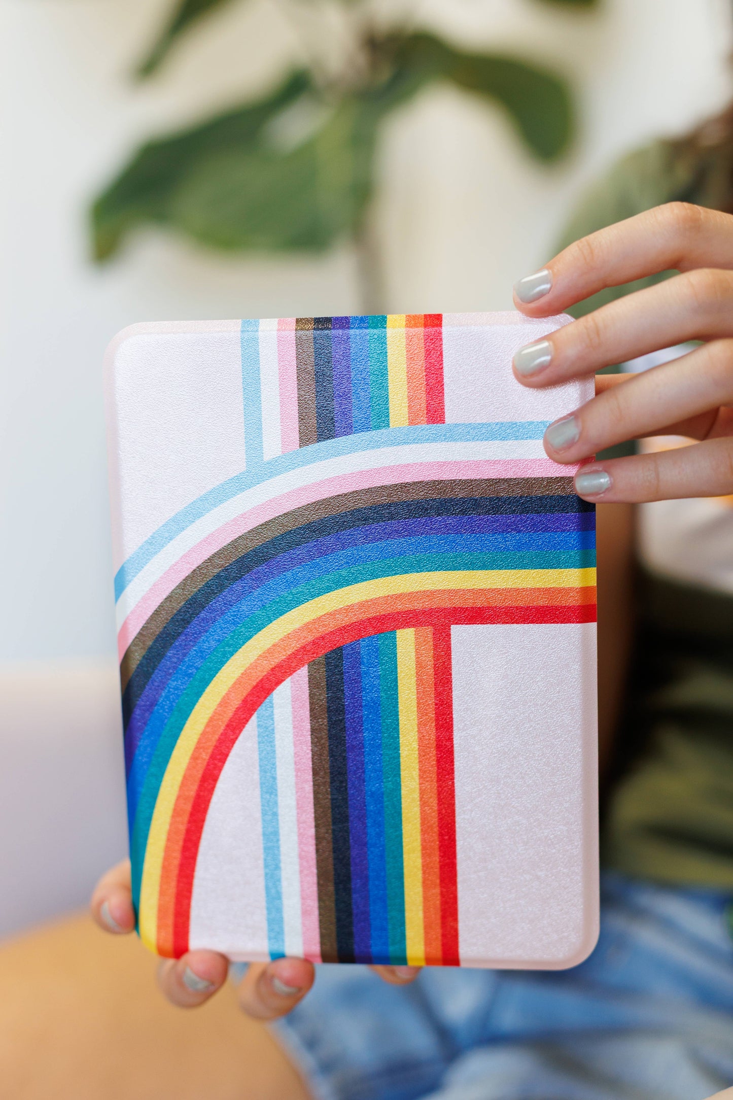 Pride Clear Back and Handstrap Kindle Case
