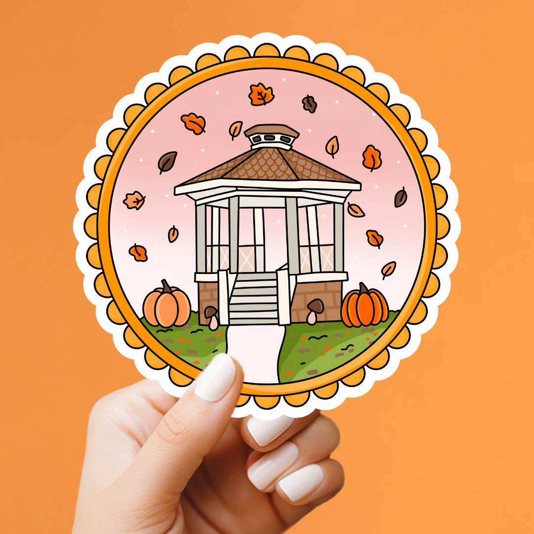 Stars Hollow Gazebo Tall Frame Sticker