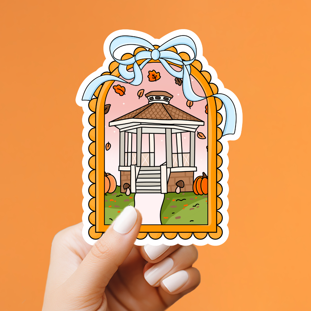 Stars Hollow Gazebo Tall Frame Sticker