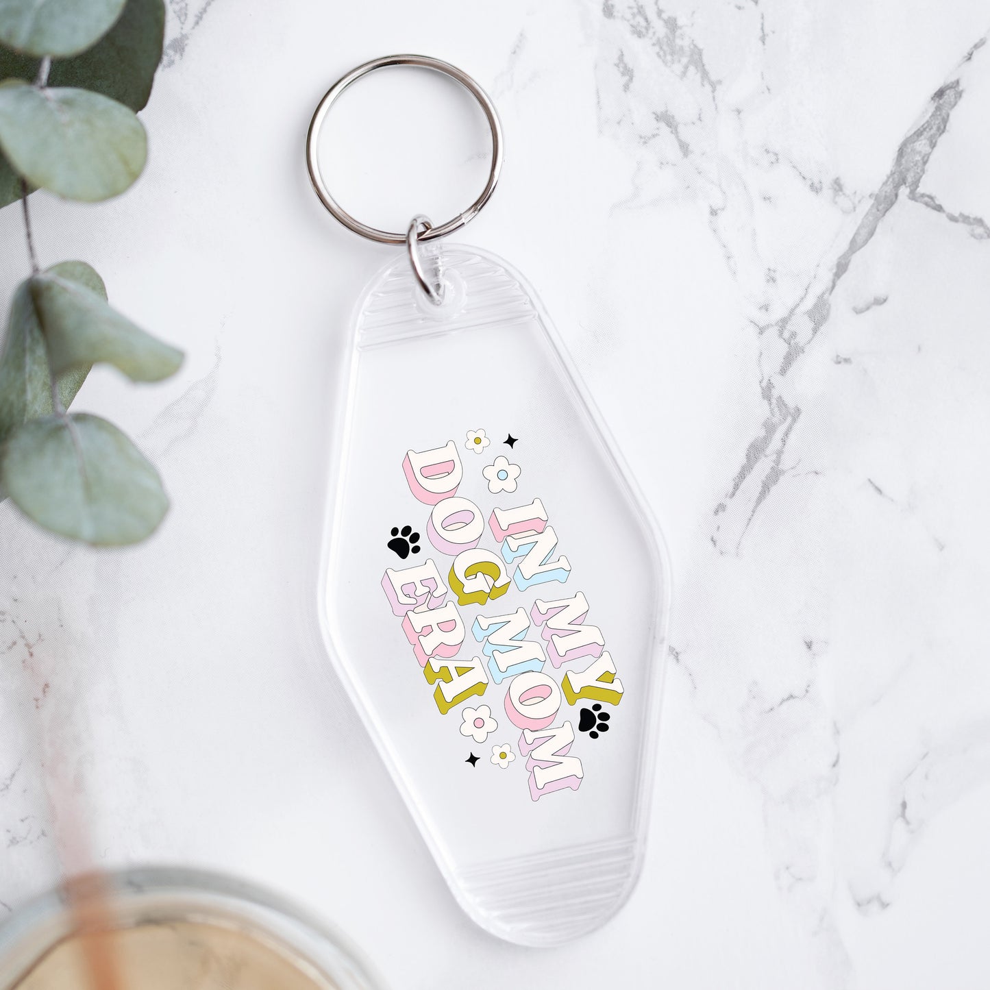 In my Dog Mom Era Keychain