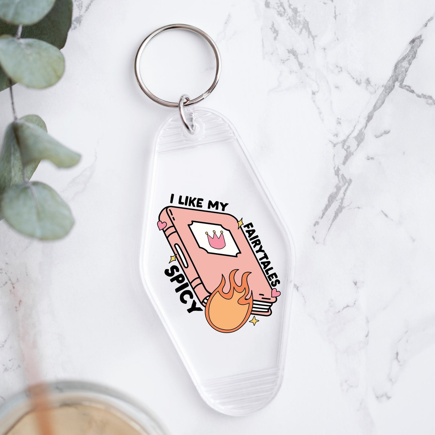 I Like My Fairytales Spicy Keychain