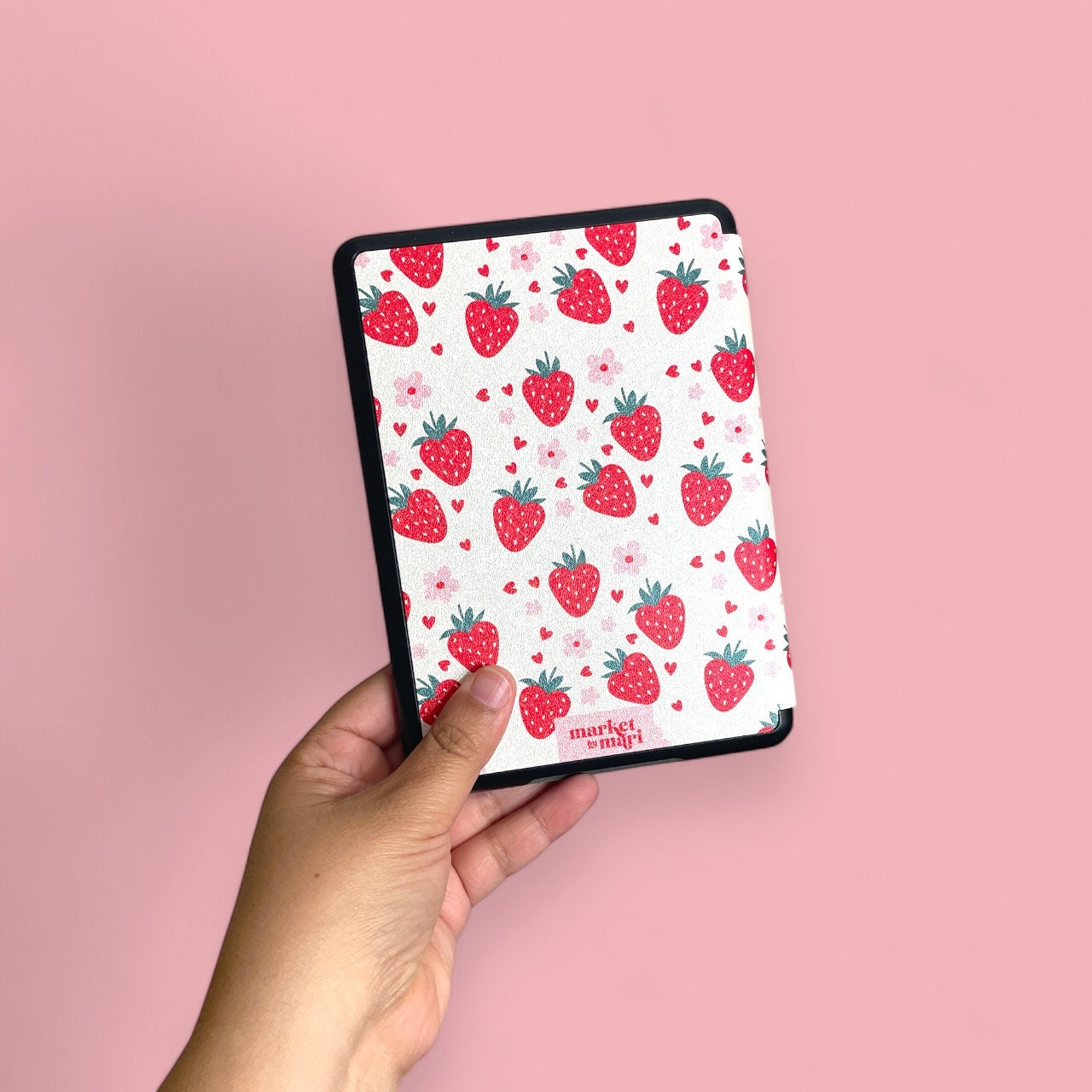 Strawberry Hearts Paperwhite Kindle Case