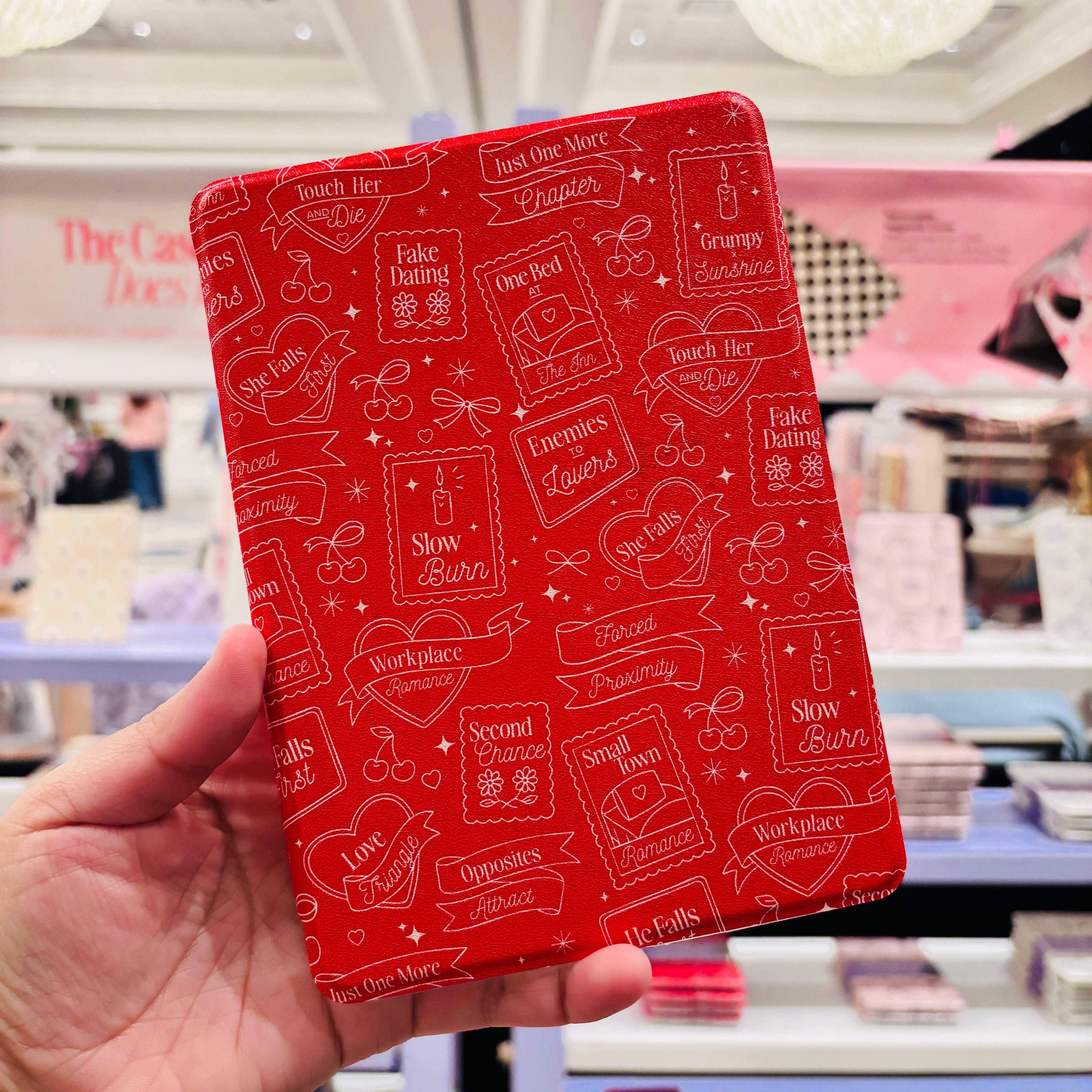 Romance Trope Removable Cover Kindle Case