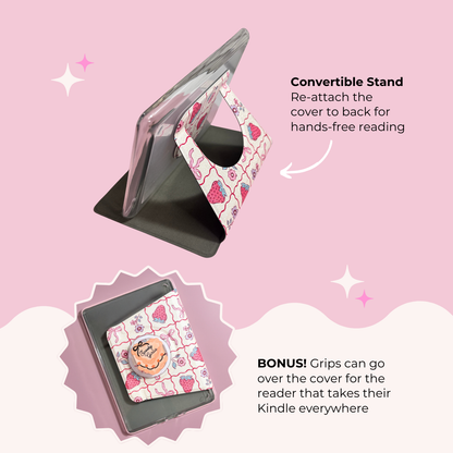 Cottage Blooms Removable Cover Kindle Case