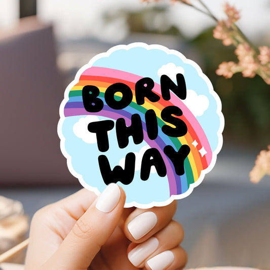 Born this Way LGBT Sticker