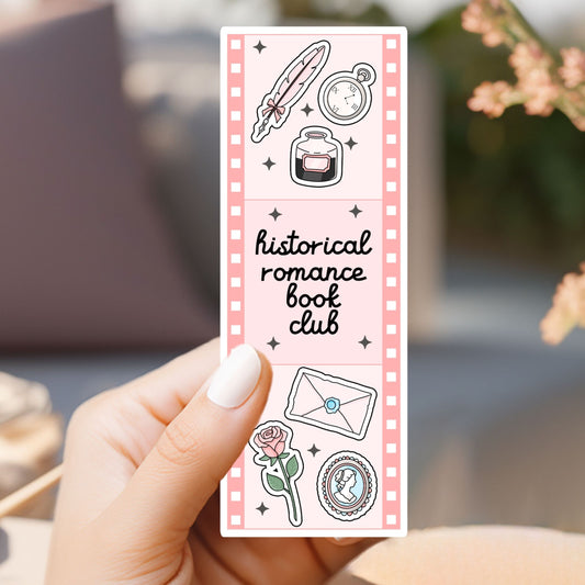 Historical Romance Book Club Film Sticker