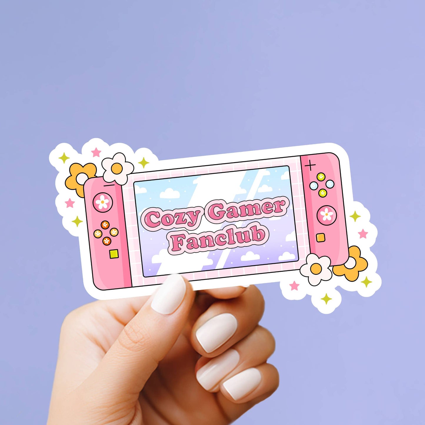 Cozy Gamer Fanclub Sticker