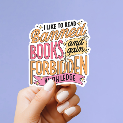 Banned Books Advocate Sticker