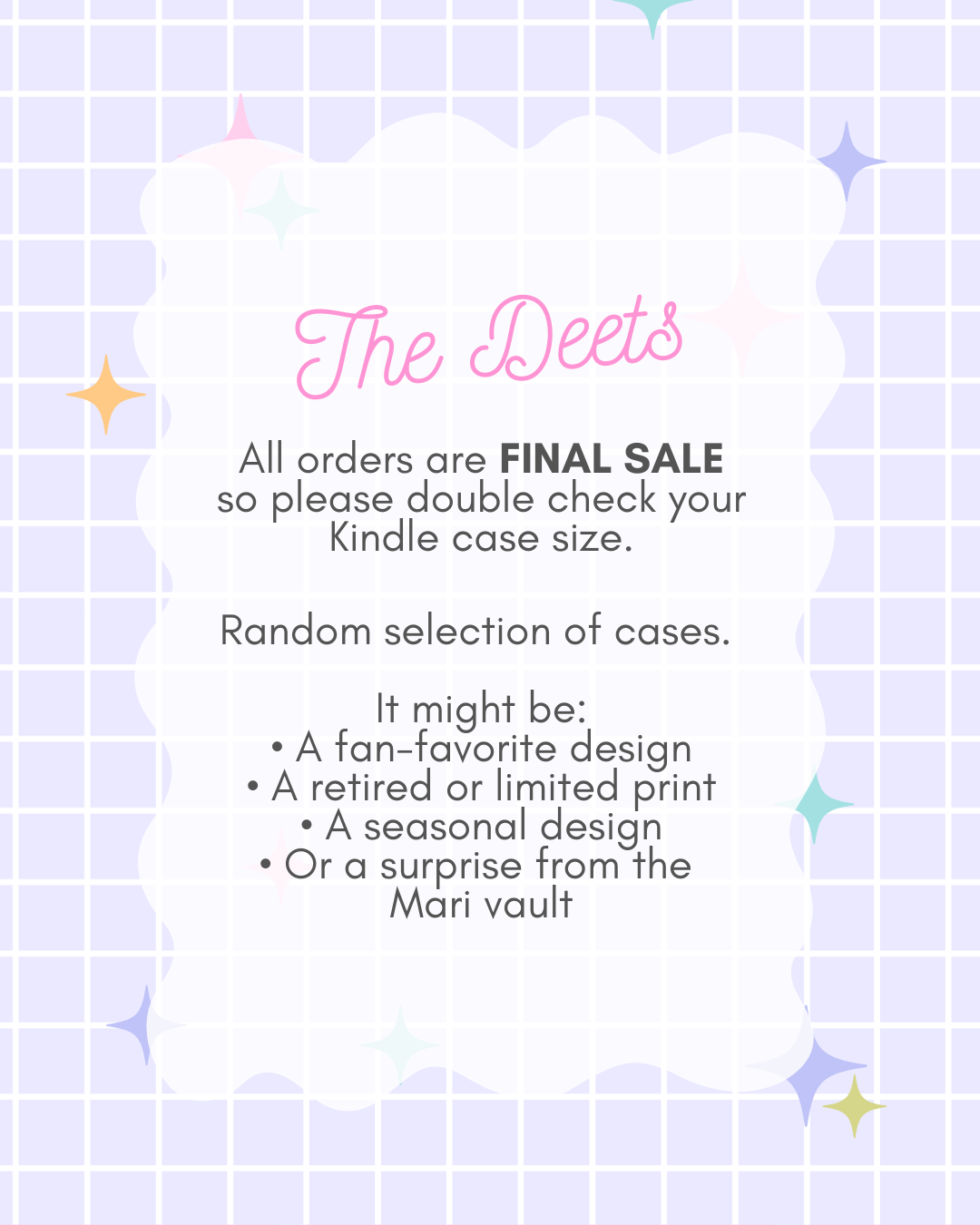 Mystery Kindle & Kobo Case - FINAL SALE