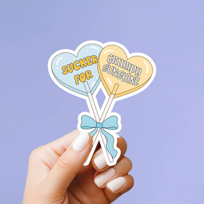 Sucker for Grumpy x Sunshine Sticker