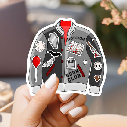 Horror Book Club Jacket Sticker
