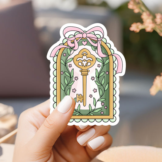 Secret Garden Window Coquette Sticker