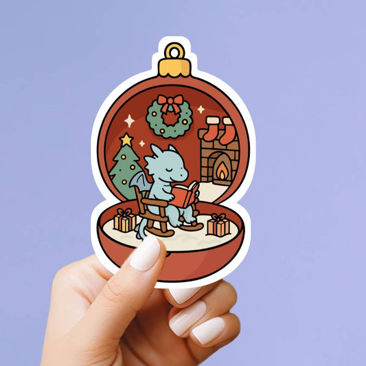 Dragon Ornament Vinyl Sticker