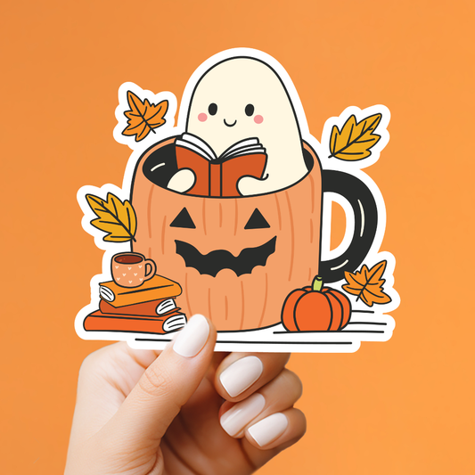 Ghost Reading Sticker