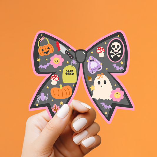 Spooky Bow Sticker