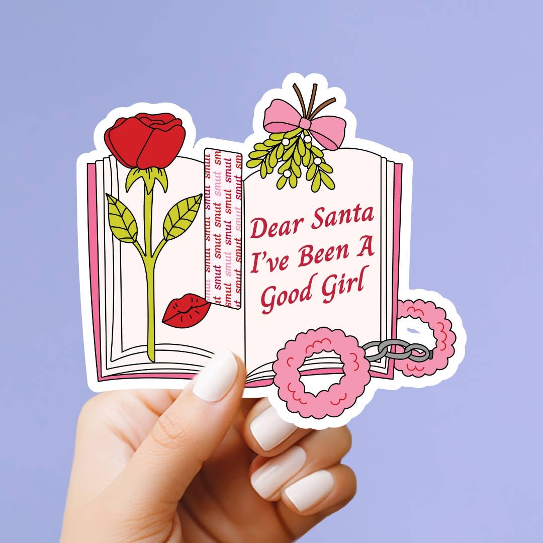 Dear Santa, I've been a Good Girl Vinyl Sticker