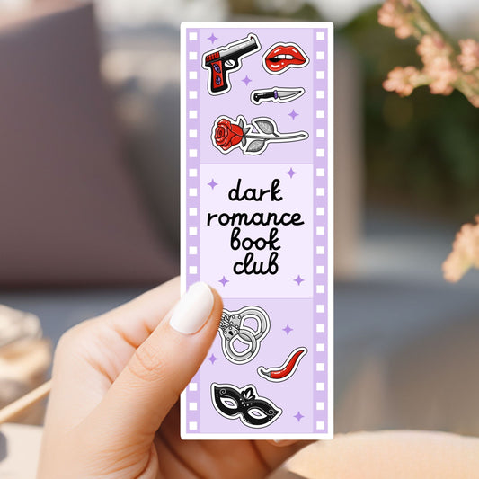 Dark Romance Book Club Film Sticker