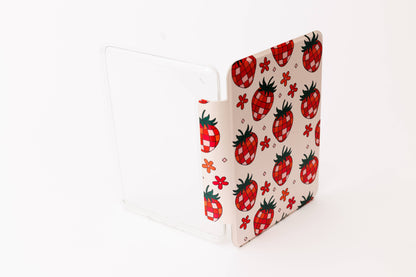 Coquette Berries Clear Back and Handstrap Kindle Case