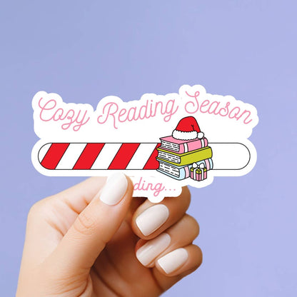 Cozy Reading Season Vinyl Sticker