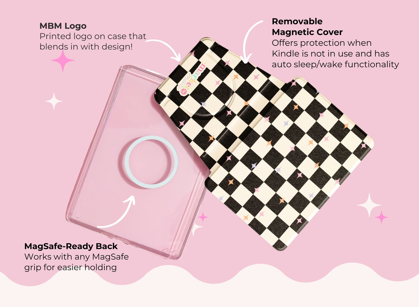 Cottage Blooms Removable Cover Kindle & Kobo Case