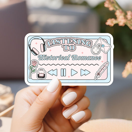 Listening to Historical Romance Player Sticker
