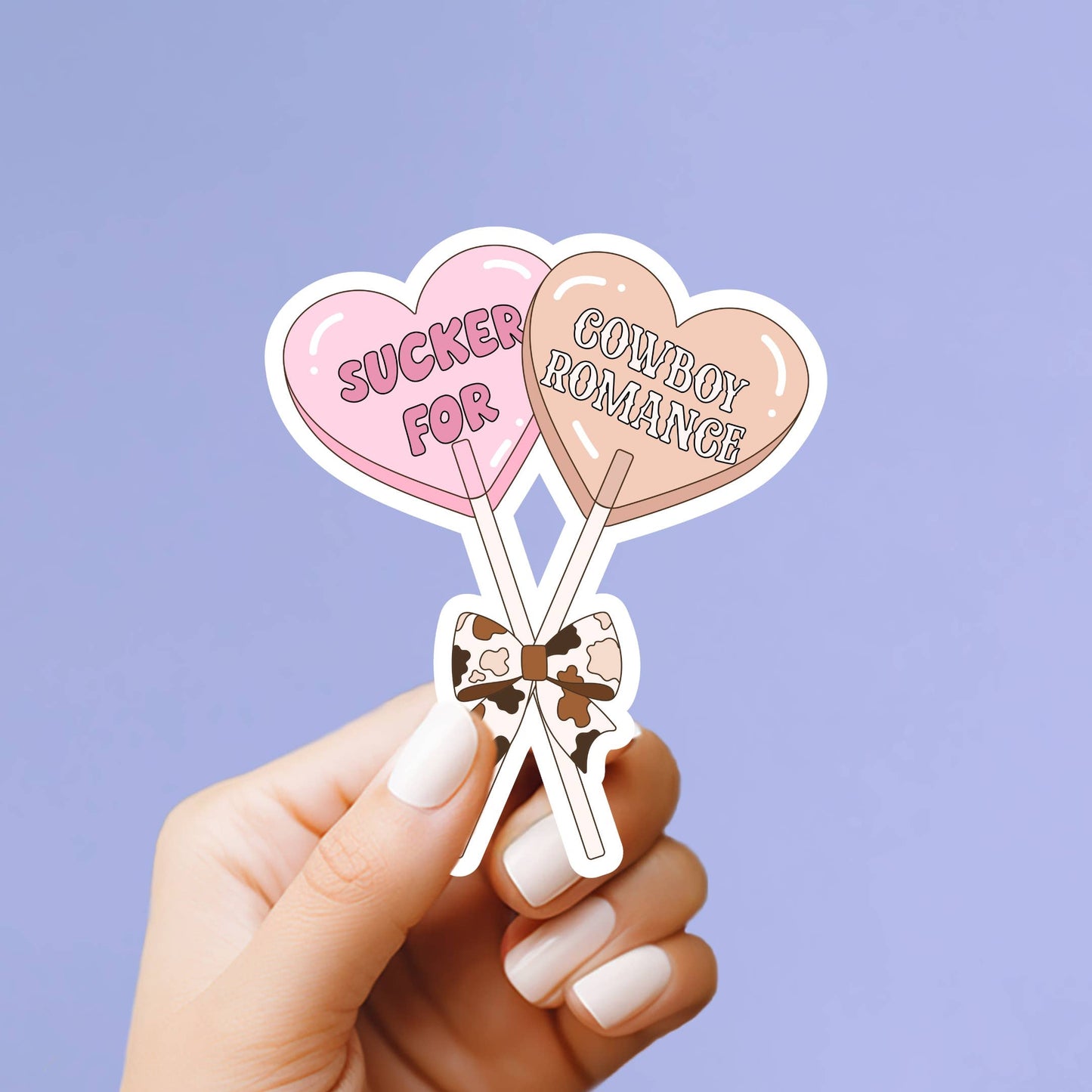 Sucker for Cowboy Romance Sticker