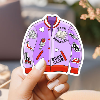 Dark Romance Book Club Jacket Sticker