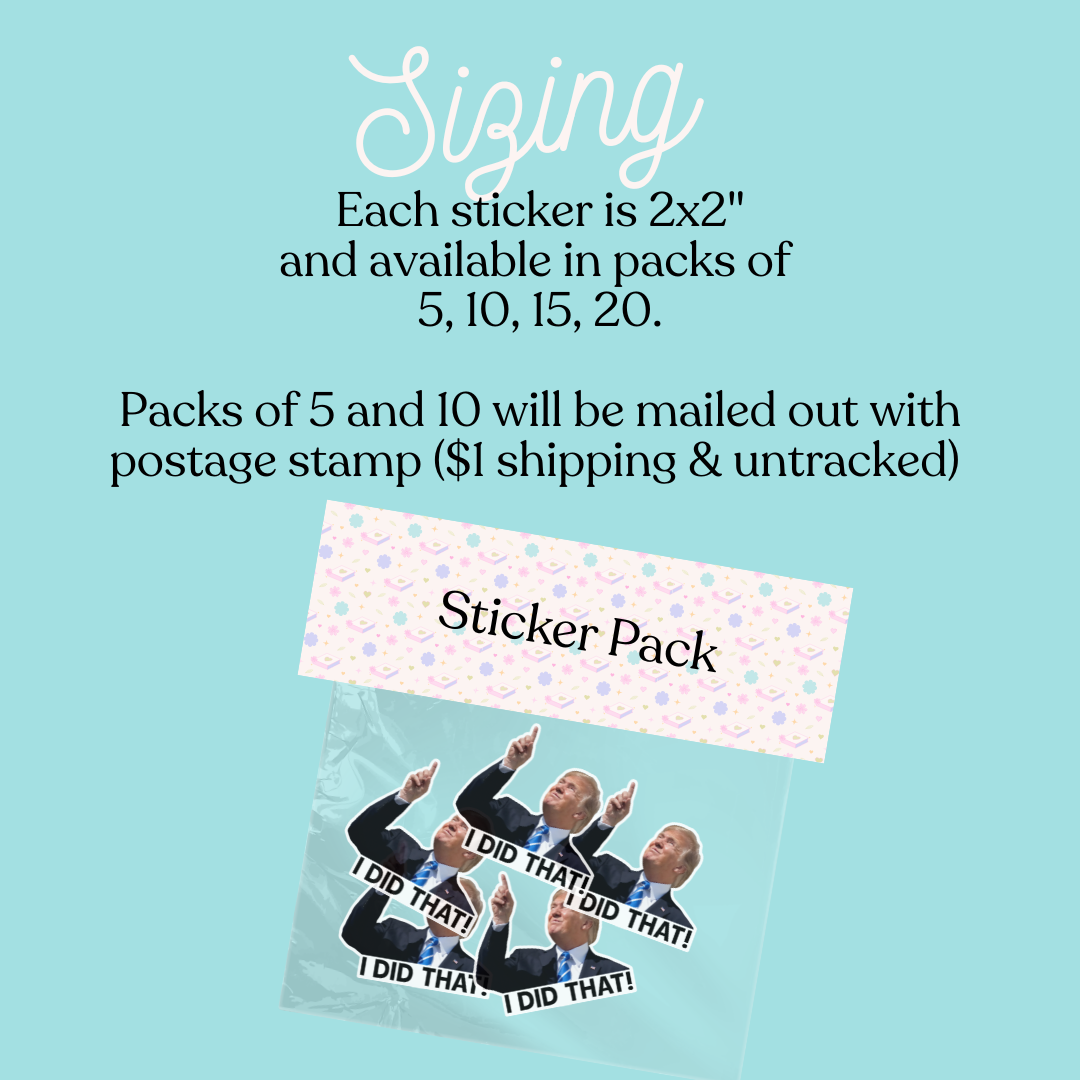 I Did That Sticker Pack
