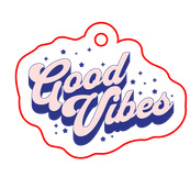 Good Vibes Kindle Charm