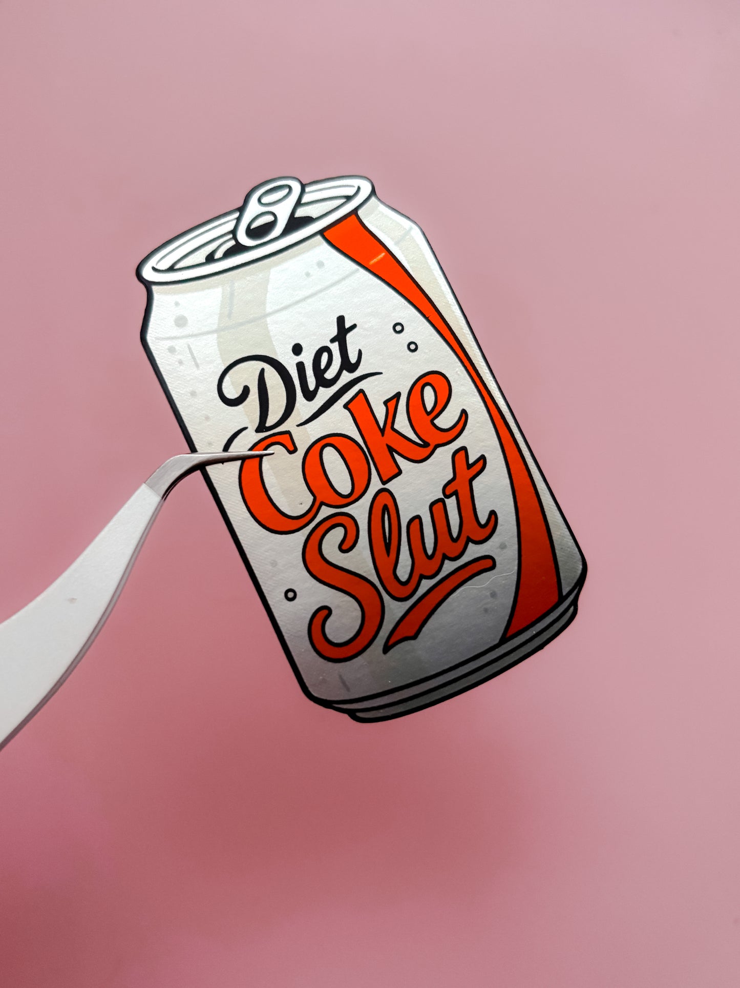 Diet Coke Slut Chrome Sticker