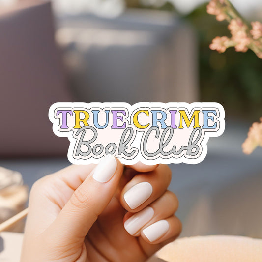 True Crime Book Club Sticker