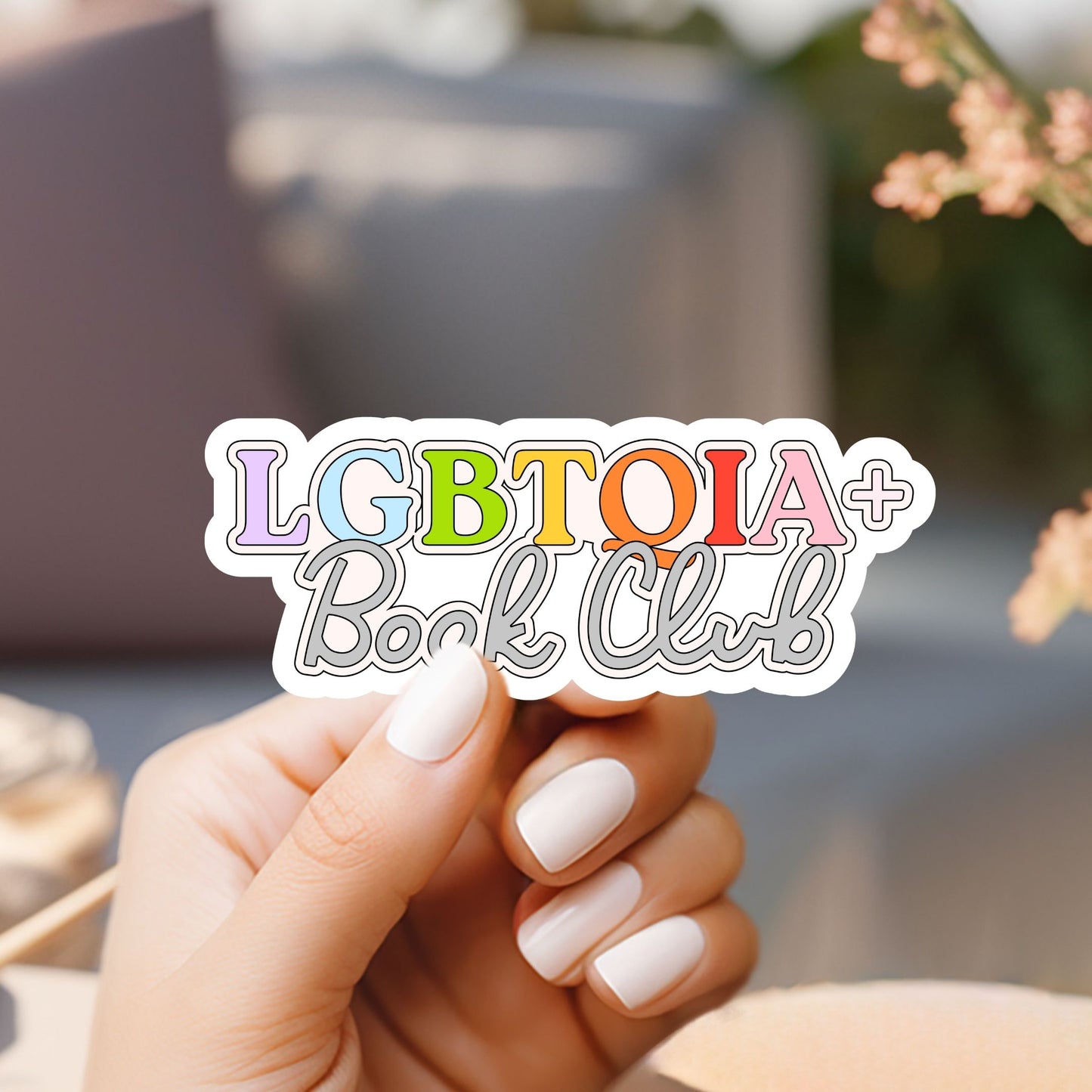 LGBTQIA+ Book Club Sticker