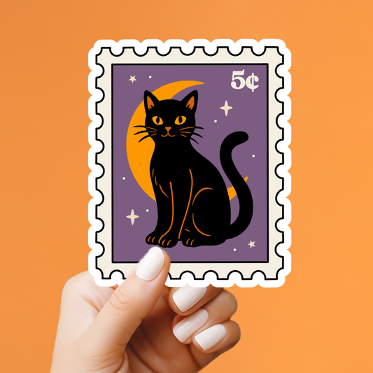 Cat Stamp Sticker