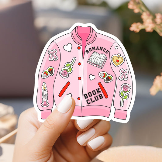 Romance Book Club Jacket Sticker