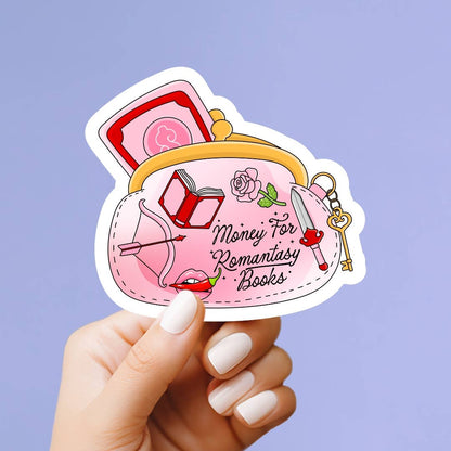 Money for Romantasy Vinyl Sticker