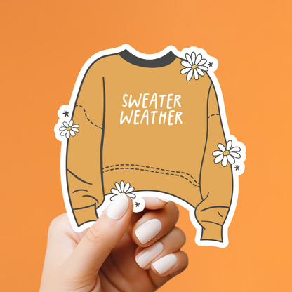 Sweater Weather Sticker