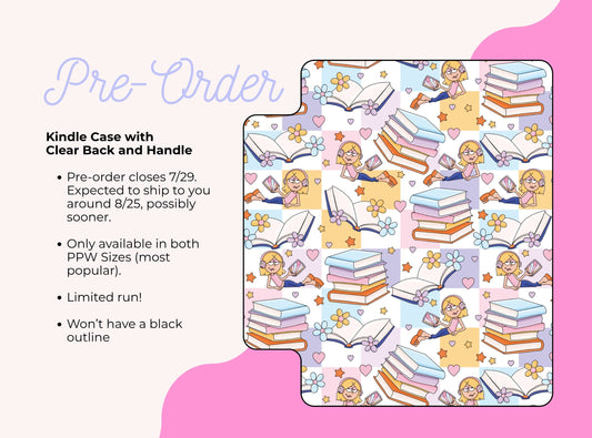 Miranda's Best Friend Clear Back and Handstrap Kindle Case