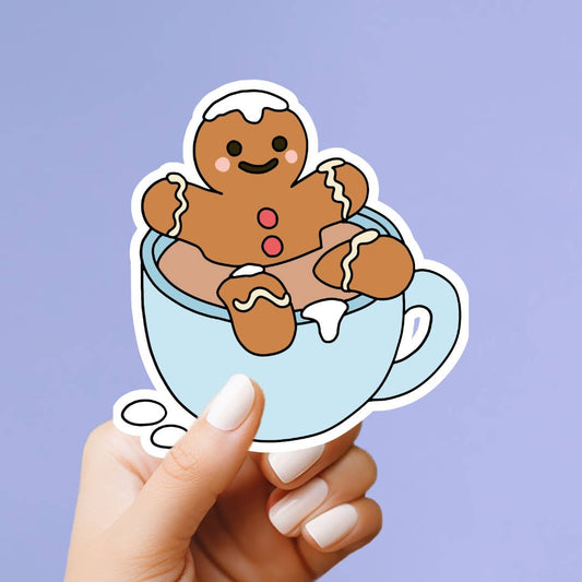 Stay Crumbly Gingerbread Vinyl Sticker
