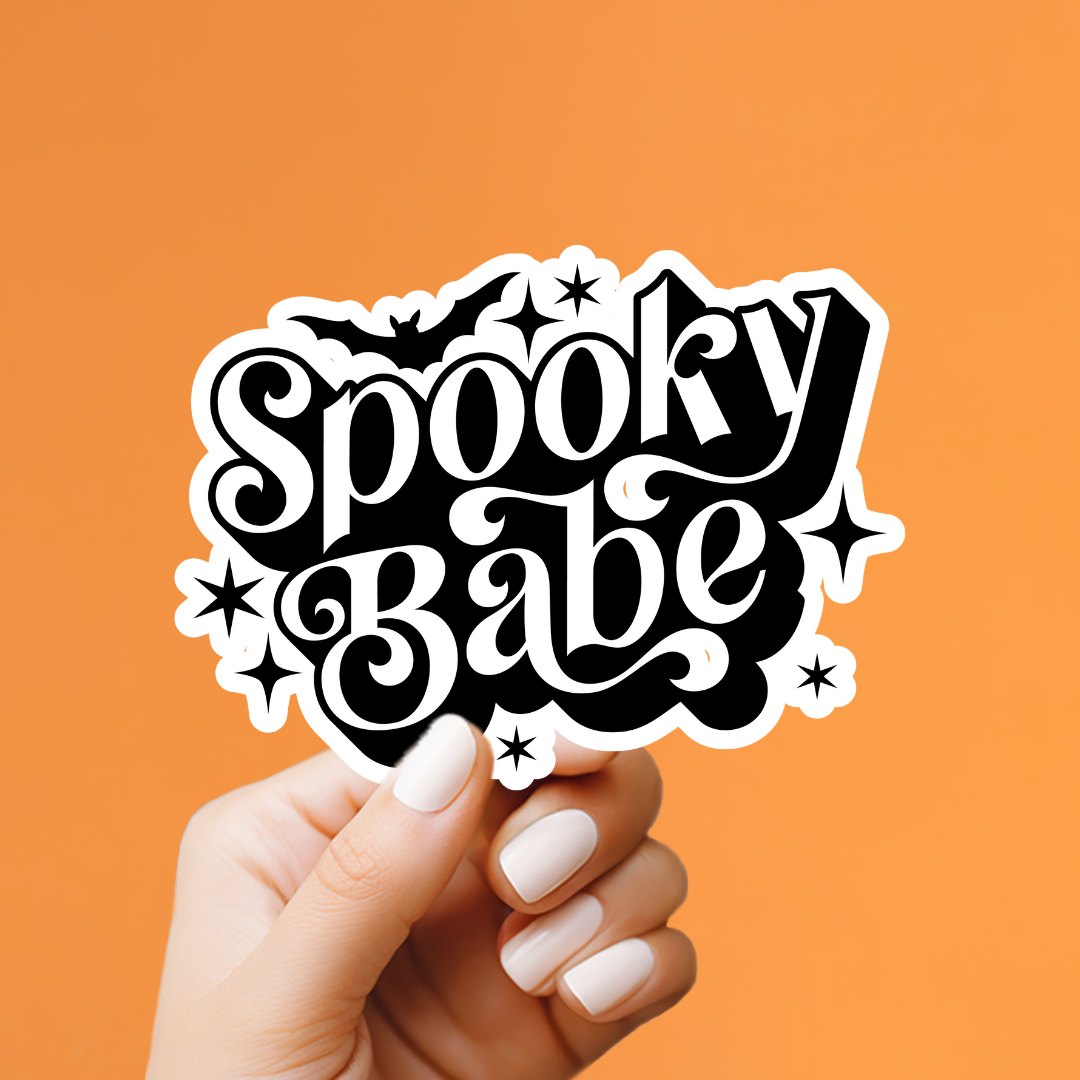Spooky Babe Sticker