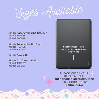 a picture of a kindle next to a purple background