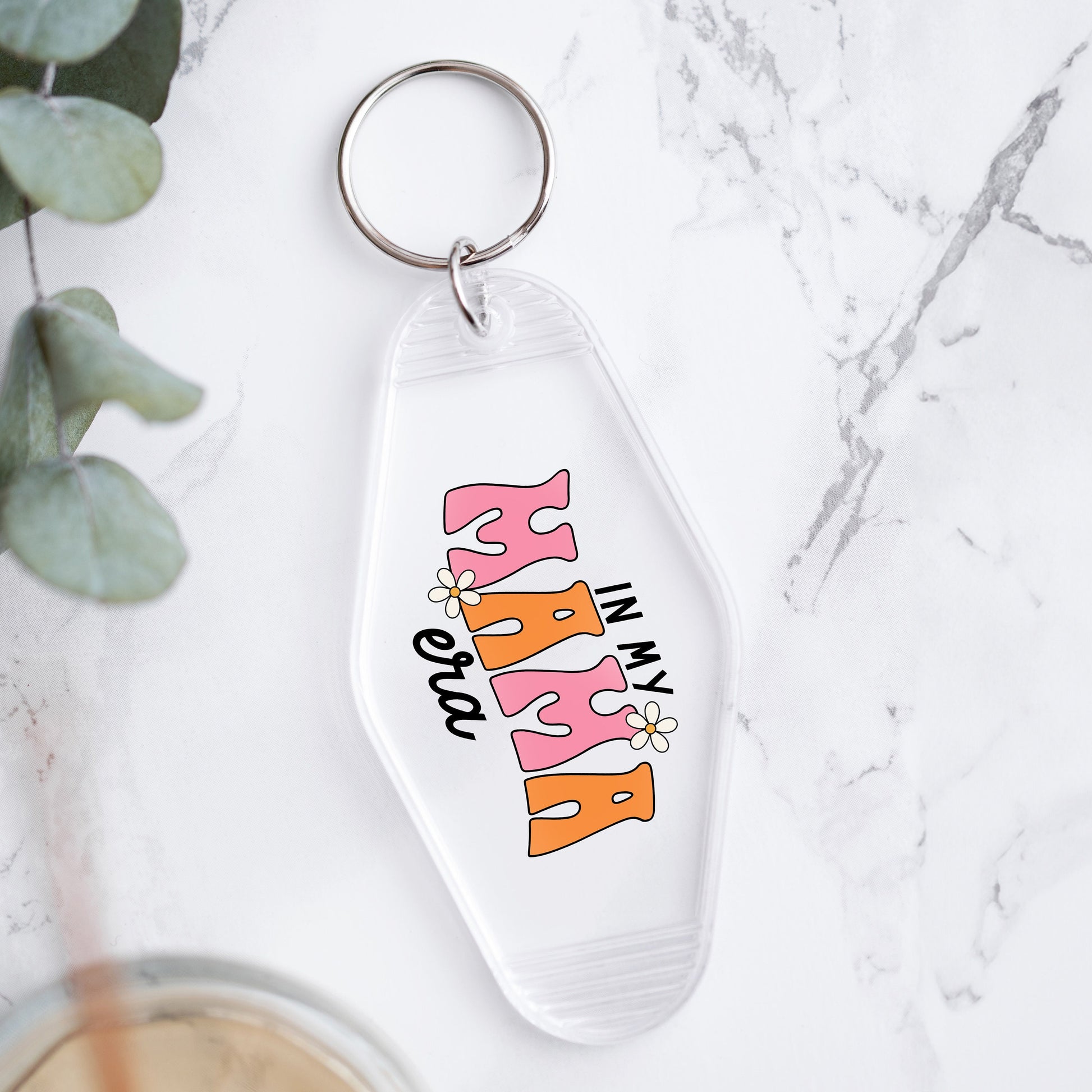 In my Mama Era | Acrylic Motel Keychain | Retro Motel Keychain | Build Your Own Keychain | Gifts for First Time Mom | New Mom Gift
